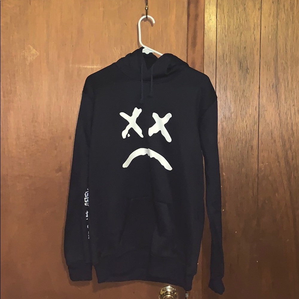 Dark blue “lil peep” Hoodie